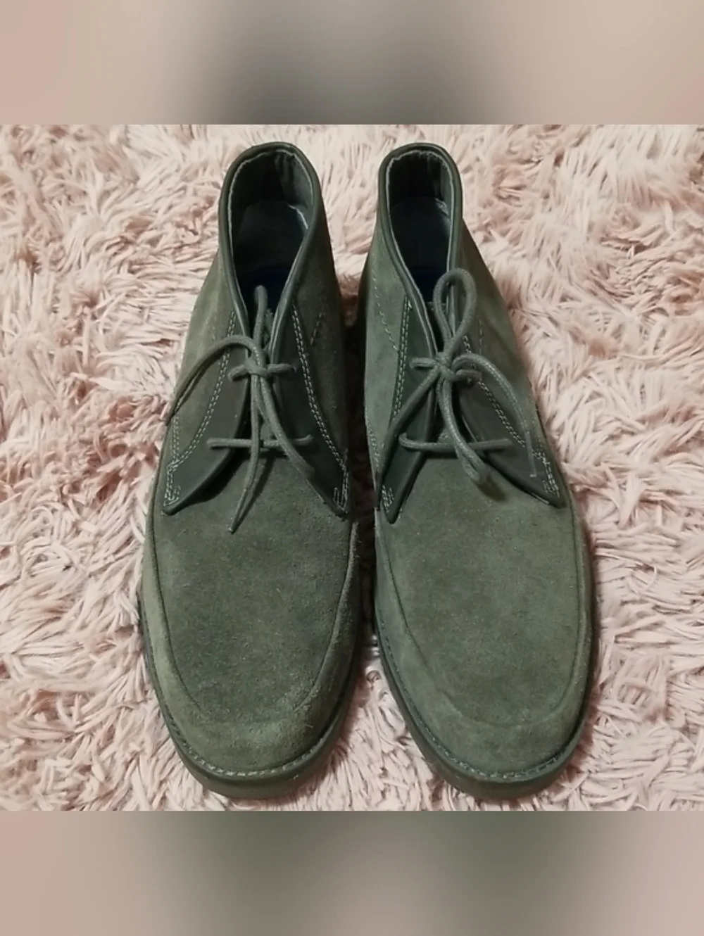 Mark Nason Skechers Suede Chukka Boots in Dark Gray Color Memory Foam Lux